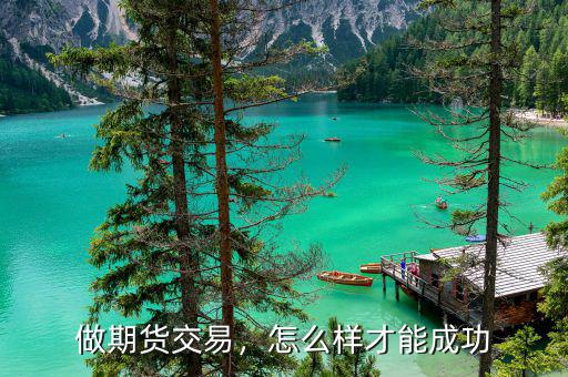 做期貨交易，怎么樣才能成功