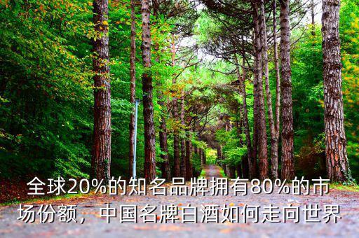 全球20%的知名品牌擁有80%的市場份額，中國名牌白酒如何走向世界