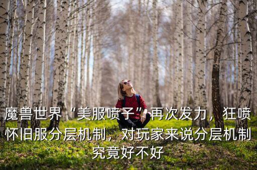 魔獸世界“美服噴子”再次發(fā)力，狂噴懷舊服分層機制，對玩家來說分層機制究竟好不好