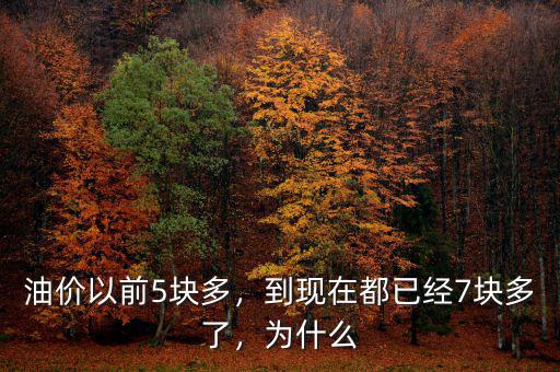 油價(jià)以前5塊多，到現(xiàn)在都已經(jīng)7塊多了，為什么