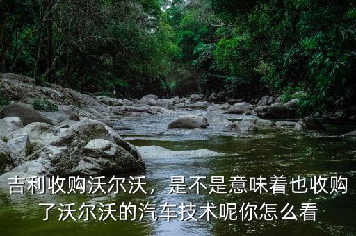 吉利收購沃爾沃，是不是意味著也收購了沃爾沃的汽車技術(shù)呢你怎么看