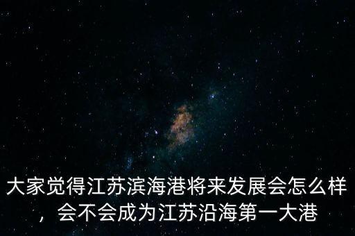 大家覺得江蘇濱海港將來發(fā)展會怎么樣，會不會成為江蘇沿海第一大港