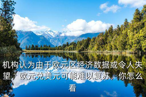 機(jī)構(gòu)認(rèn)為由于歐元區(qū)經(jīng)濟(jì)數(shù)據(jù)或令人失望，歐元兌美元可能難以復(fù)蘇，你怎么看