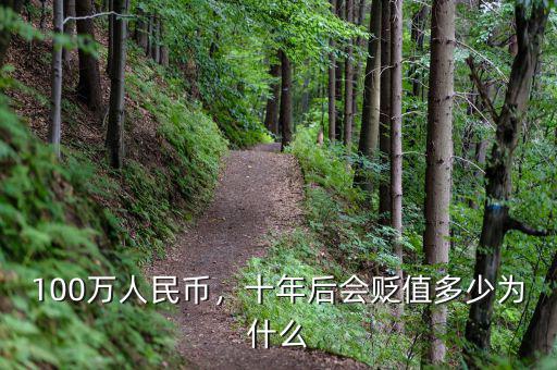 100萬(wàn)人民幣，十年后會(huì)貶值多少為什么