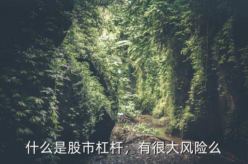 什么是股市杠桿，有很大風(fēng)險么