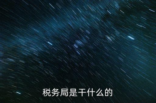 區(qū)國(guó)稅局干什么，稅務(wù)局是干什么的