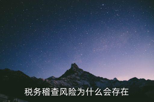 稅務(wù)稽查執(zhí)法風(fēng)險是什么，稅務(wù)稽查風(fēng)險為什么會存在