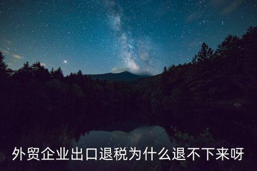自行車出口退不了稅是什么原因，為什么出口不能退稅