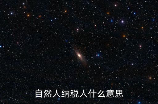 登記稅務(wù)的自然人是什么意思，請(qǐng)問(wèn)一下自然人登記是什么意思