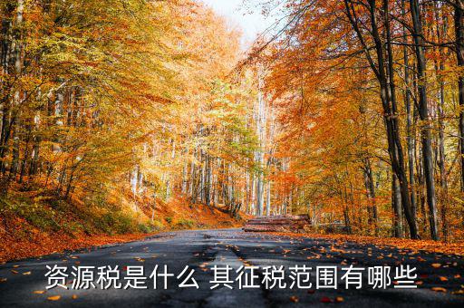 什么情況下需要報資源稅，資源稅的征稅對象