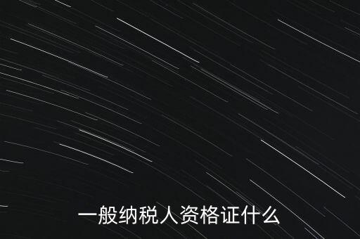 一般納稅人證是什么，請(qǐng)問(wèn)一般納稅人應(yīng)有什么證