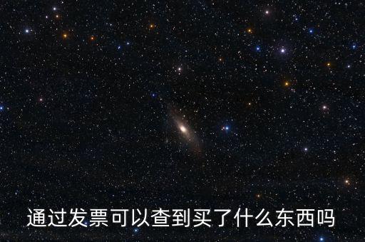 發(fā)票查詢什么內(nèi)容嗎，通過發(fā)票可以查到買了什么東西嗎