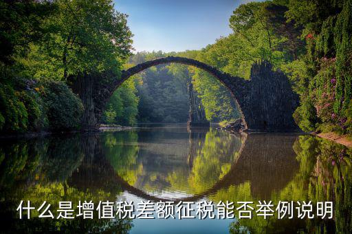 小規(guī)模增值稅差額征收什么意思，什么是增值稅差額征稅