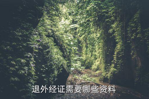 外經(jīng)證注銷需要帶什么資料，退外經(jīng)證需要哪些資料