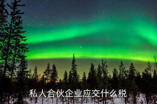 私營合伙企業(yè)交什么稅，私營企業(yè)都要交納哪些稅