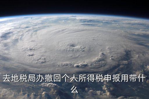 去地稅作廢申報(bào)需要帶什么影響，去地稅局辦撤回個(gè)人所得稅申報(bào)用帶什么