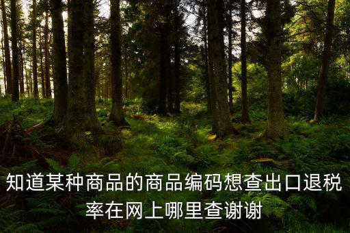 什么網(wǎng)站能查到退稅率，有沒有查詢出口退稅率的網(wǎng)址