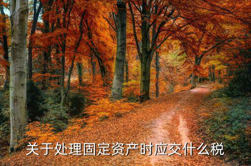 自用固定資產(chǎn)交什么稅，固定資產(chǎn)交易稅