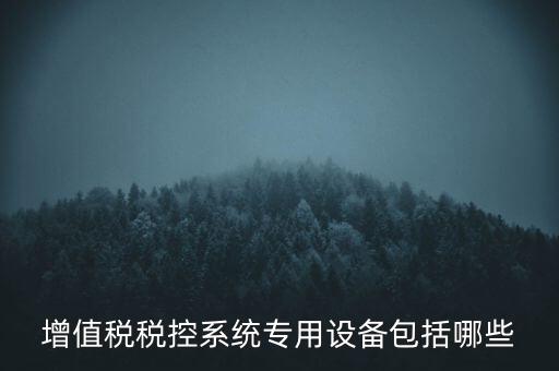 稅控系統(tǒng)專用設(shè)備是什么，增值稅防偽稅控系統(tǒng)使用的設(shè)備哪些可以抵扣