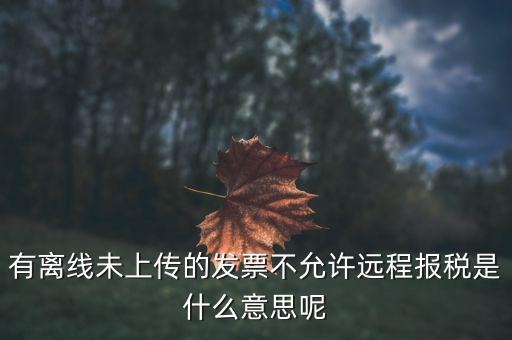 遠(yuǎn)程報(bào)稅是什么意思，征期抄報(bào)稅和遠(yuǎn)程報(bào)稅是一個(gè)概念嗎有什么區(qū)別呢