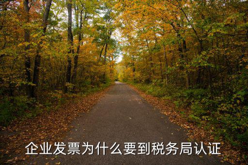 為什么稅務(wù)事項(xiàng)認(rèn)定書(shū)，企業(yè)發(fā)票為什么要到稅務(wù)局認(rèn)證