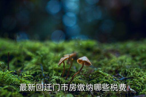 回遷房都繳納什么稅，買二手回遷房需要交哪些稅費(fèi)