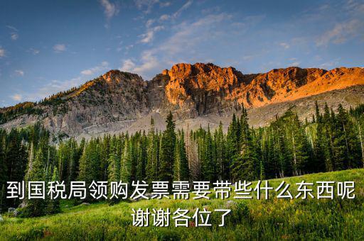 廈門國稅領購發(fā)票帶什么，國稅領取發(fā)票需帶什么材料不是初次領購