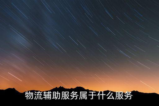 物流輔助服務(wù)費(fèi)是什么意思，服務(wù)費(fèi)是什么