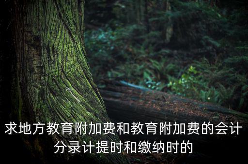 地方教育費(fèi)附加是什么意思，教育費(fèi)附加代表什么意思