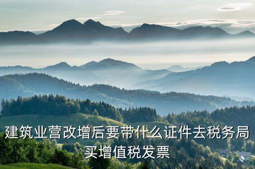 建安稅營(yíng)改增后叫什么資料，營(yíng)改增后去國(guó)稅開建安的外經(jīng)證需要哪些材料