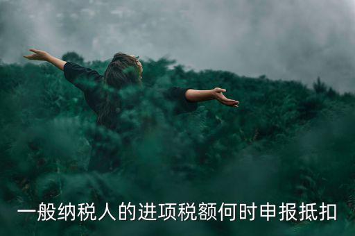 一般納稅人的進(jìn)項(xiàng)稅額何時申報抵扣