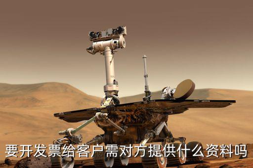 開票要什么資料嗎，開發(fā)票需要什么東西嗎