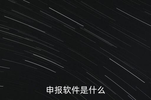 增值稅申報用什么軟件，申報軟件是什么