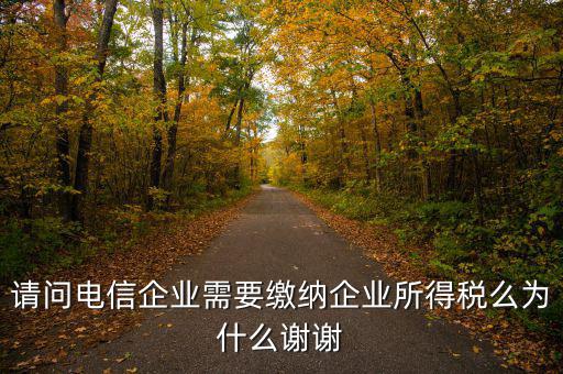 電信服務(wù)交什么稅，請問電信企業(yè)需要繳納企業(yè)所得稅么為什么謝謝