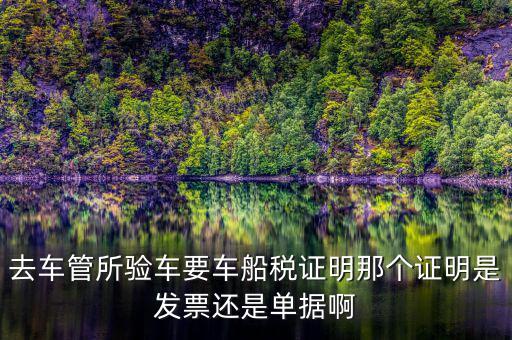 車船納稅證明是什么，車船稅證明是什么是購(gòu)置稅嗎
