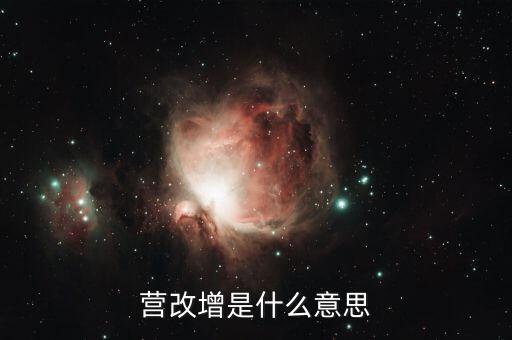贏改增什么意思，營改增的意思