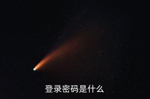 稅收調(diào)查的登錄密碼是什么，登錄密碼是什么