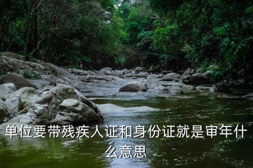 什么是殘疾人年審，什么叫審殘保