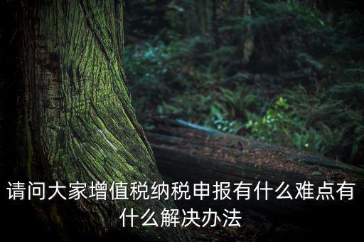 納稅人辦稅的難點堵點痛點是什么，企業(yè)增值稅納稅籌劃研究過程中有哪些難點