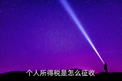 個人所得稅如何征收，個人所得說目前如何征收