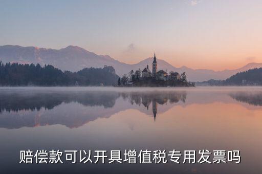 收客戶賠償金如何開票，賠償款可以開具增值稅專用發(fā)票嗎