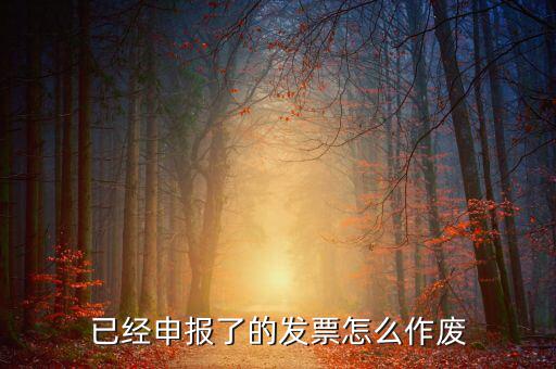 已抄稅發(fā)票如何作廢，已報(bào)送的普通增值稅發(fā)票怎么作廢