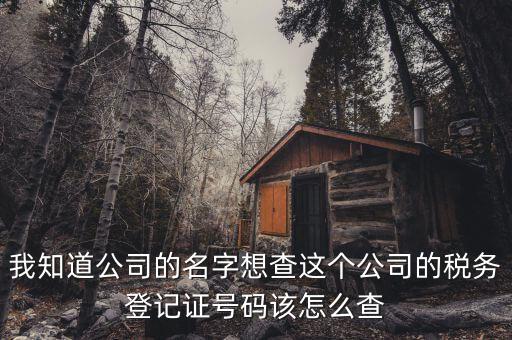 如何查詢稅務(wù)登記證號(hào)碼，稅務(wù)登記號(hào)查詢