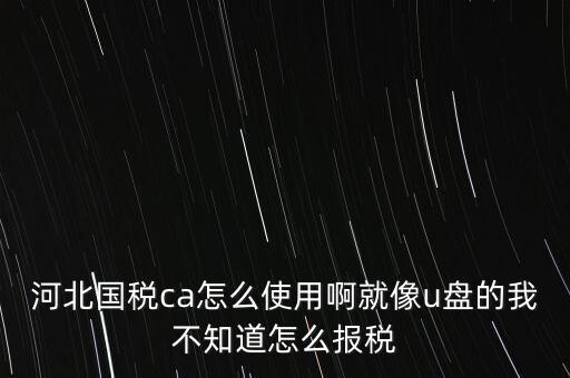 用河北云辦稅廳如何報稅，我是新手如何使用河北地稅網(wǎng)網(wǎng)上報稅知道的老師請告知謝了