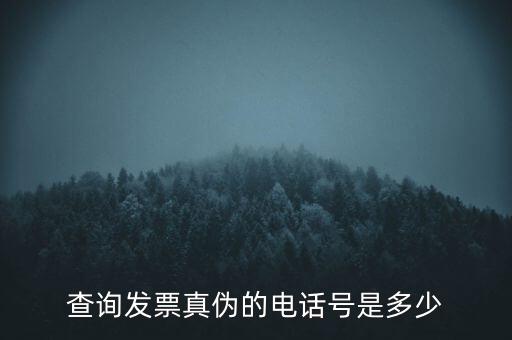 電話如何查詢發(fā)票真?zhèn)尾樵?，查詢發(fā)票真?zhèn)蔚碾娫捥柺嵌嗌?/></a></span><span id=
