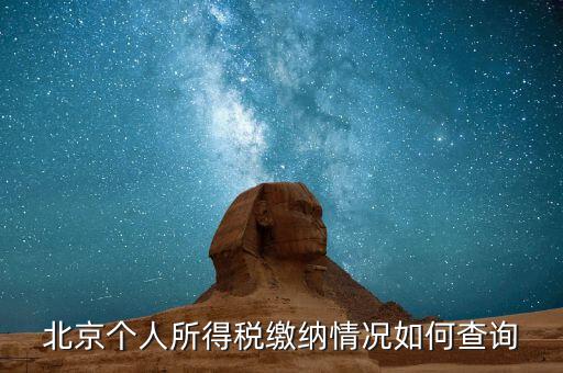 如何查詢北京個(gè)稅繳納記錄，怎么查北京納稅連續(xù)繳納月數(shù)