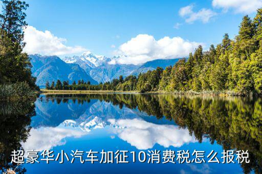 豪華車消費稅如何繳納，汽車消費稅和購置稅