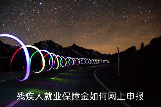 殘疾人就業(yè)保障如何申報表，殘疾人就業(yè)保障金如何網(wǎng)上申報