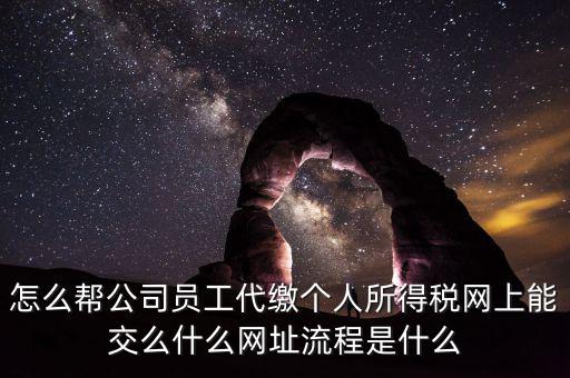 個(gè)稅如何代繳，行政事業(yè)單位個(gè)人所得稅怎樣代扣代繳