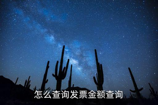 如何查詢發(fā)票額度嗎，怎么查詢發(fā)票金額查詢